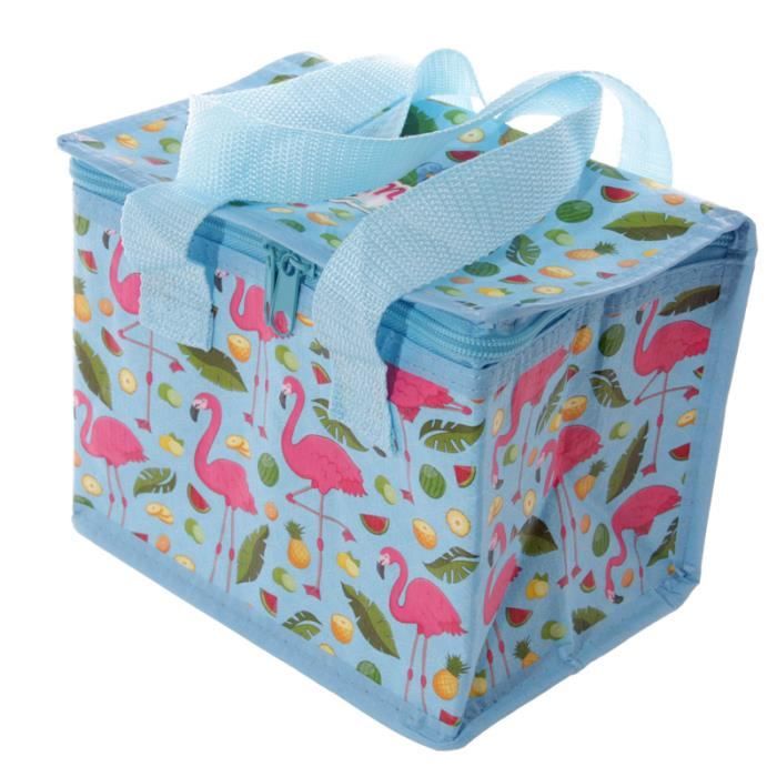 Sac isotherme pour boîte à lunch Fun Flamingo Design