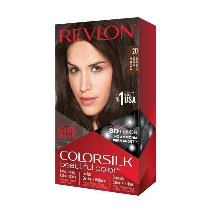 COLORSILK Coloration N°20 - Brun et noir - 59,1 ml