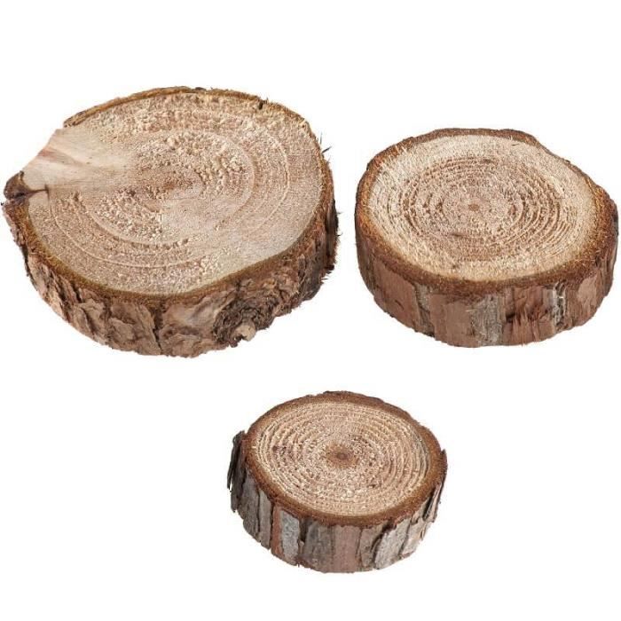 Décoration de table avec rondin de bois naturel Champêtre (x250grs) REF/7481