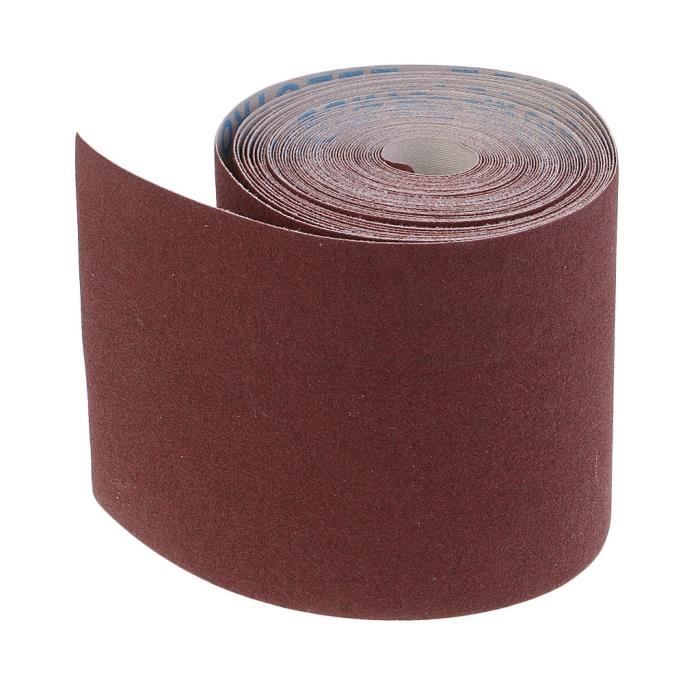 Rouleau Papier Abrasif Tissu Auto-agrippant Grain 180-10m