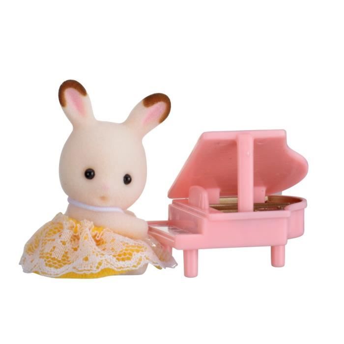SYLVANIAN FAMILIES 5202 Valisette Bébé Lapin + Piano
