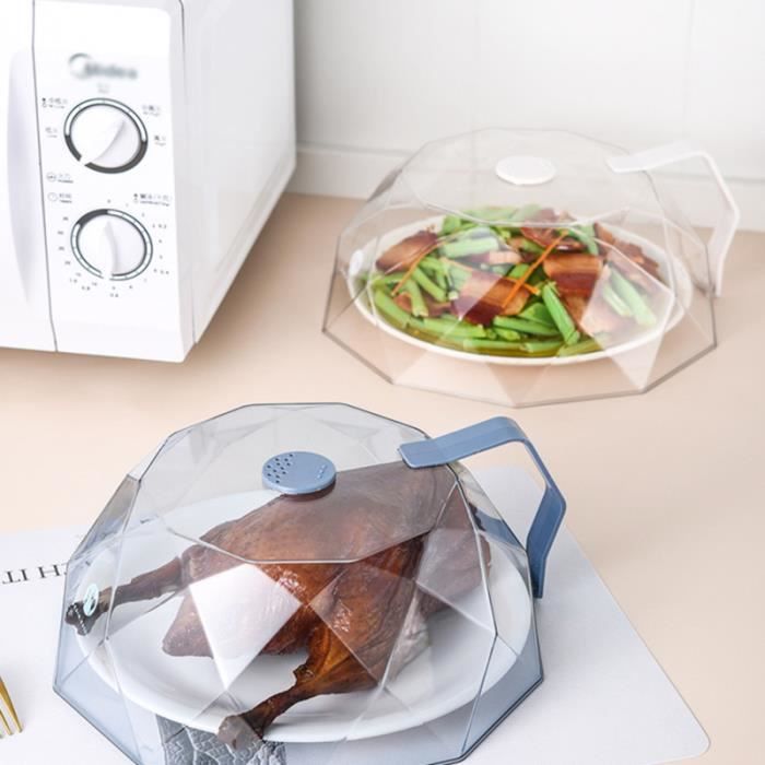 1pc Micro-ondes Couverture Étanche À La Poussière Couvercle De L'huile-preuve Alimentaire pour Restaurant CLOCHE MICRO-ONDE
