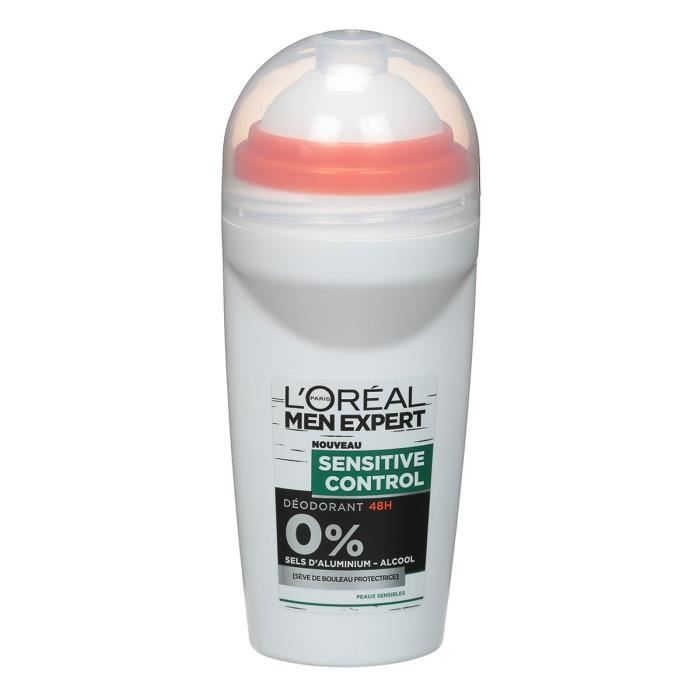 L'OREAL PARIS MEN EXPERT Déodorant bille Men Expert Sensitive Control - 50 ml