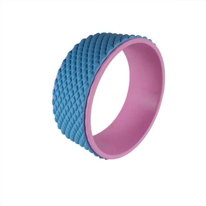 Roue De Yoga Et Massage Dos - 33 Cm De Diamètre, En Plastique Renforcé, Pour étirements Et Exercices à Domicile
