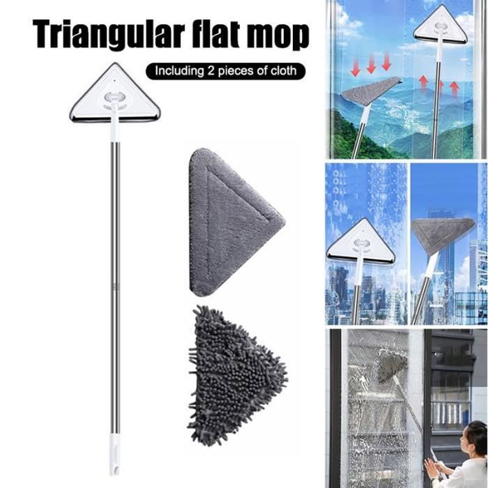 Balai Et Pelle à Poussière Masthome - Manche Réglable 121 Cm - Design Vertical Avec Peigne Intégré