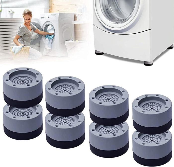 Cikonielf Compresseur D'air Pieds En Plastique Technique 4Pcs Anti-Vibration Pads Engineering