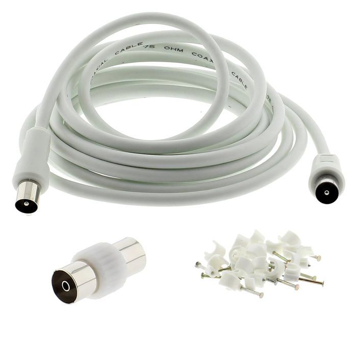 Rallonge Câble Antenne Auto Autoleads PC5-60 4.5 Mètres - Pour Autoradio, Connexion Longue Portée