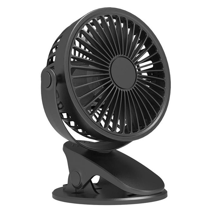 Petit ventilateur à 3 vitesses avec clip de fixation et pince USB - adapté aux bureaux Thereoirs étudiants - Ynkkvre