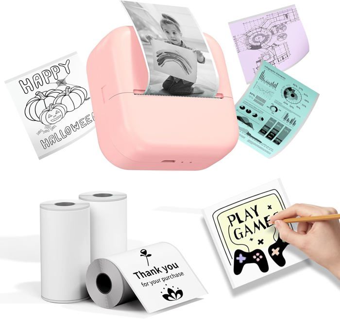 Imprimante Étiquettes MakeID L1 HD | Portable, Bluetooth, Sans Encre - Pour Maison/Bureau