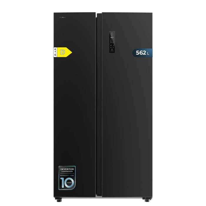 Cecotec Réfrigérateur américain Bolero CoolMarket SBS 562 Dark D