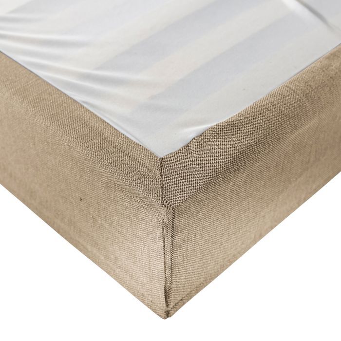 Cache-sommier Beige LEAVE - Someo 160x200