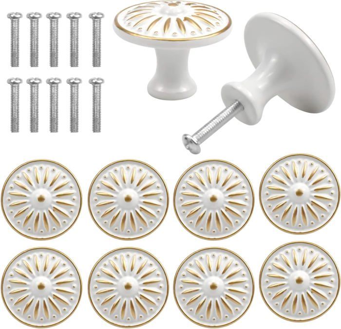 Lot de 20 bouton de porte boutons de tiroir poigner de meubles boutons