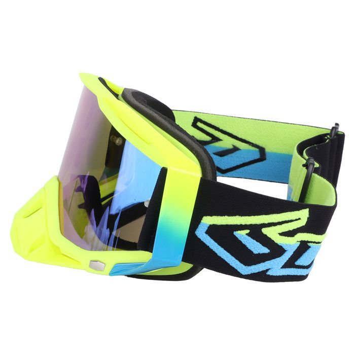SURENHAP Des lunettes de moto Motorcycle Goggles TPU efficace Vision claire Vision serrée ajustement élargit sport ecarteur