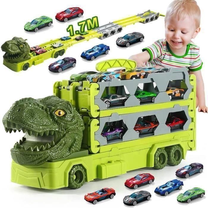 Mixeur A - Grande Voiture De Transport De Dinosaures, Camion De Transport De Dinosaures, Jouet Mixeur A - Grande Voiture De Transport De Dinosaures, Camion De Transport De Dinosaures, Jouet