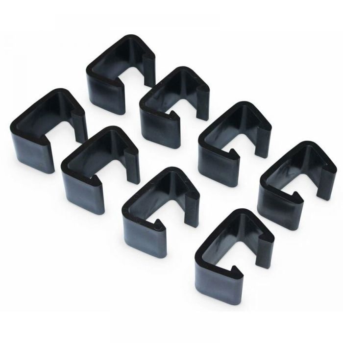 8 clips fixation meubles jardin rotin osier - Pinces plastique canapé patio
