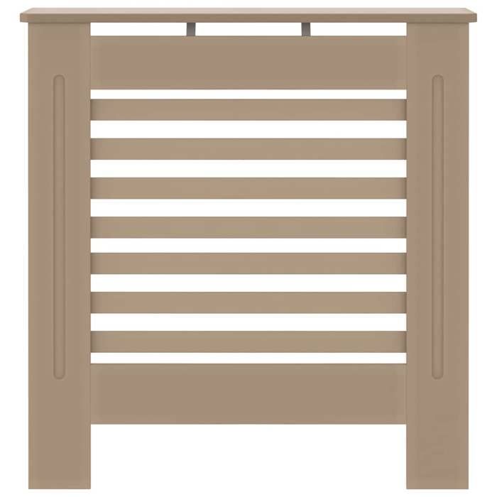 Cache-radiateur MDF - WIENS - 78x19x81.5 cm - Brun - Lattes horizontales - Style Scandinave Moderne - Facile à nettoyer