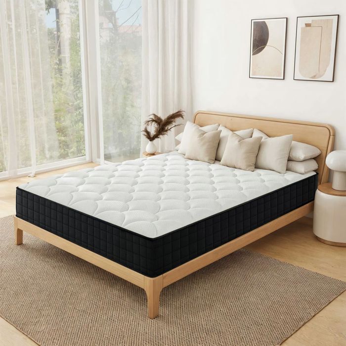 Matelas 90x190 Épaisseur 12cm 1 Personne Confort Équilibré Certifié Oeko-TEX
