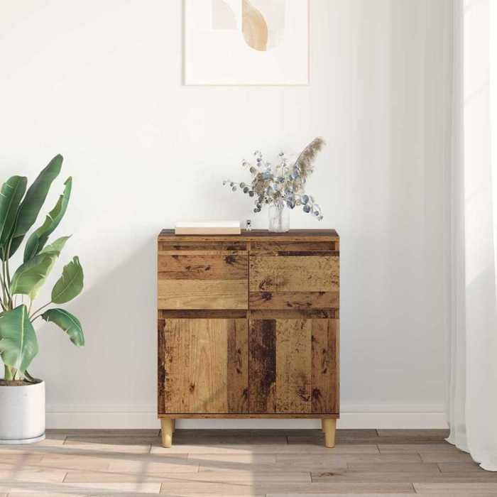 MOT11852-Buffet Bois Ancien 60 x 35 x 70 cm Bois dingénierie