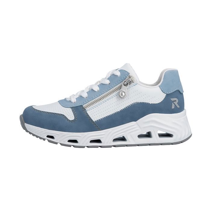 Rieker Basket Cuir Rieker - Bleu