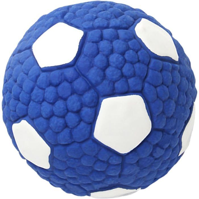 Ballon de football interactif pour chiens – Jouet pour animaux de compagnie pour exercice de jeu actif（bleu）-1pcs