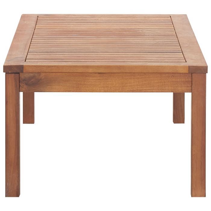 Salon de jardin 4 pcs avec coussins Bois dacacia solide2