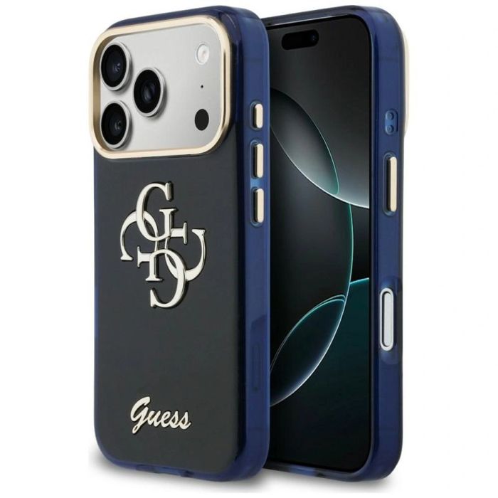 Étui Guess IML 4G Script Metal pour iPhone 17 Pro Max Neuf