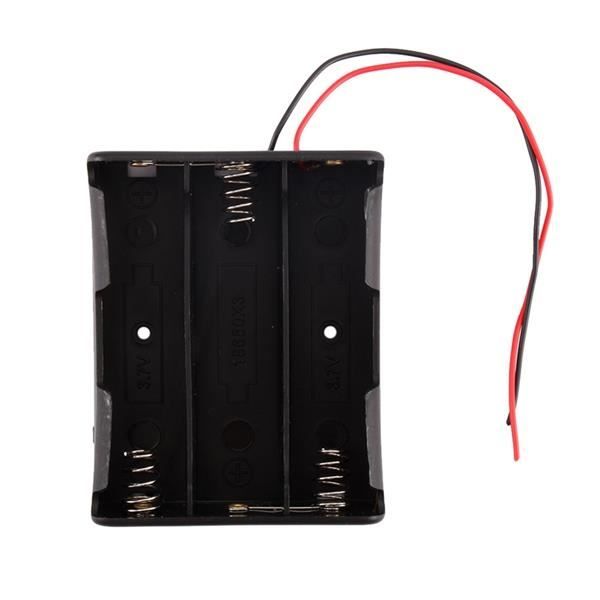 Adaptateur De Piles 3x Vers 18650 - Support Cylindrique En Plastique Et Métal - Pour Lampe Torche/Projecteur - Diamètre 21,2 Mm X 64,8 Mm - 2