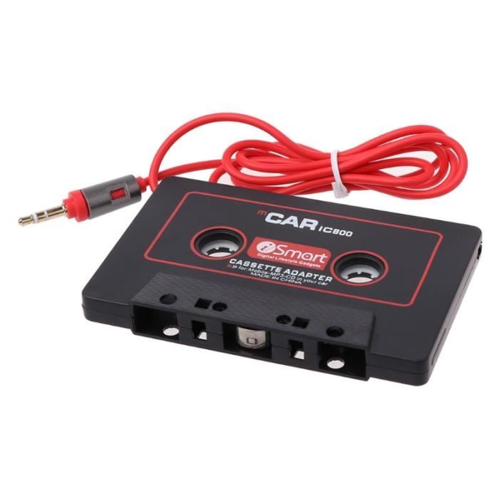 Adaptateur Cassette 3.5mm Jack AUX Voiture Audio lecteur mp3 CD