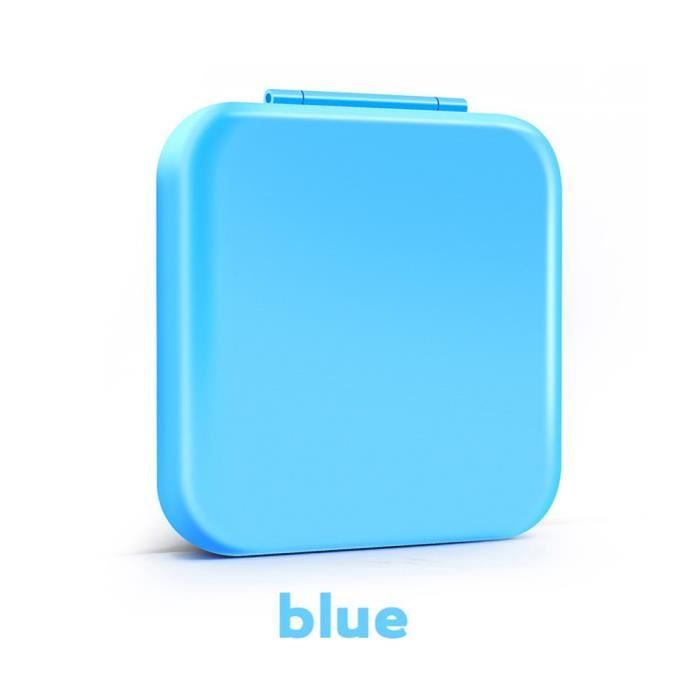 Lot De 3 Boîtes Rigides Pour Cartes à Jouer – Étuis De Rangement Avec Fermeture éclair, Bleu, Noir, Orange