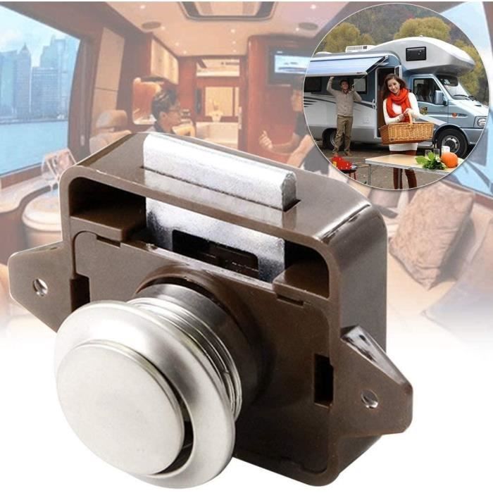 5 Pièces Serrure De Sécurité Bouton Poussoir Armoire Porte Pour Camping-car C