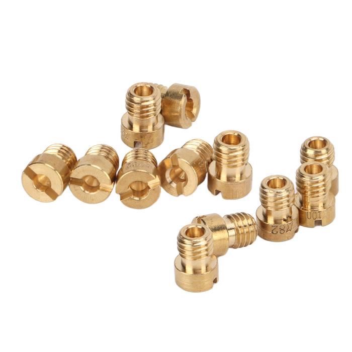 12 Pièces M5 Principal Jet Kit de Gicleur Principal de Carburateur 75