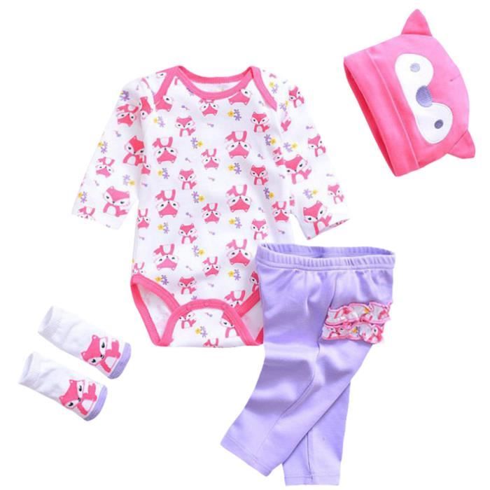 bandeau et gilet bébé 3 mois compatible avec poupée reborn 55cm
