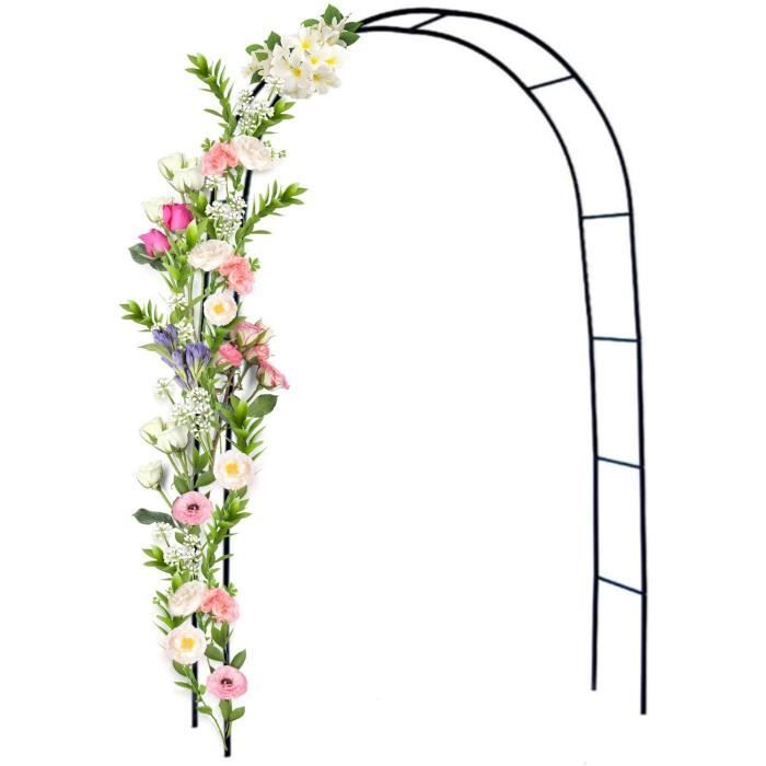 Jardin Arch Flower Stand Set avec 3 Tailles D'installation Support De
