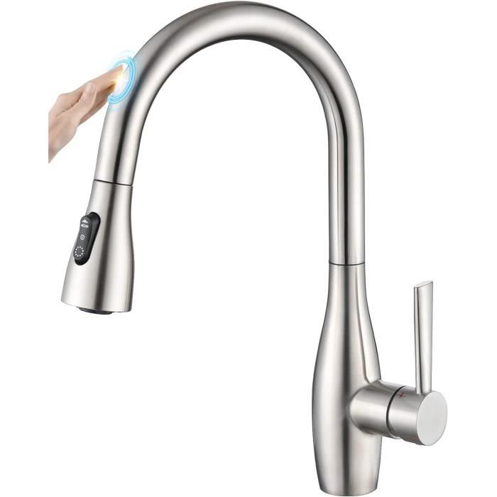 Robinet de Cuisine Intelligent, Eau Chaude et Froide, extractible