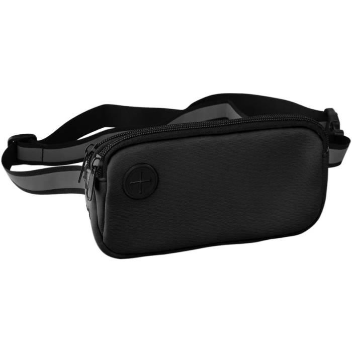 Ceinture De Course SPI Brooks, Noire, Taille Ajustable 29-43", Neuve