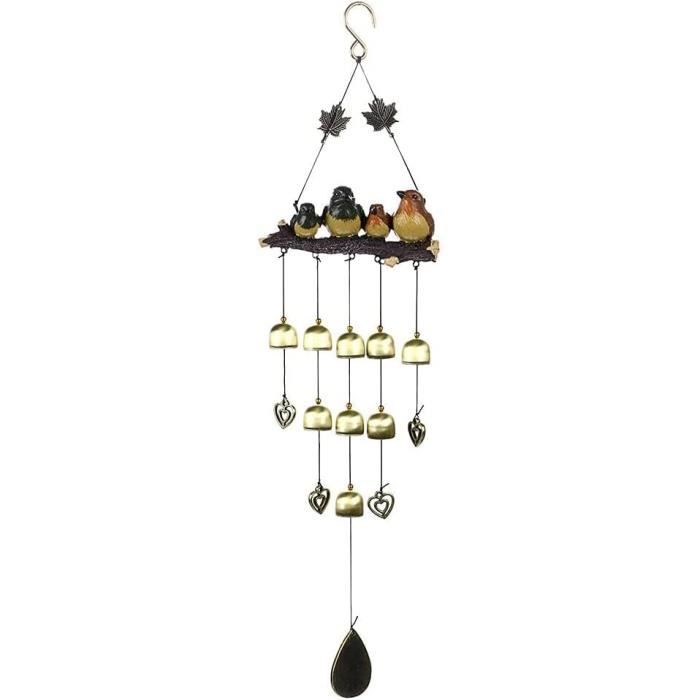Carillon à vent géant en aluminium noir | Un Jardin en Nord