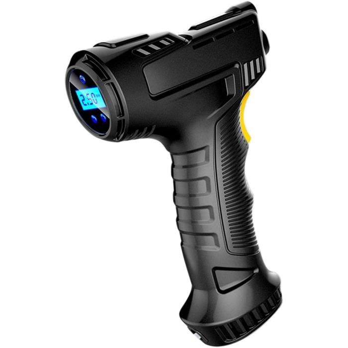 Gonfleur Pneus Sans Fil HUIYOPU 150 PSI - Pompe à Air Portable Avec LED Et 4 Buses