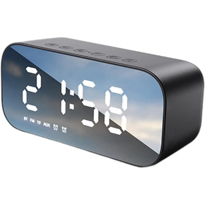 Bigben Réveil double alarme - Affichage LED Réveil via 3 Buzzers Fonction Sleep, Snooze pas cher