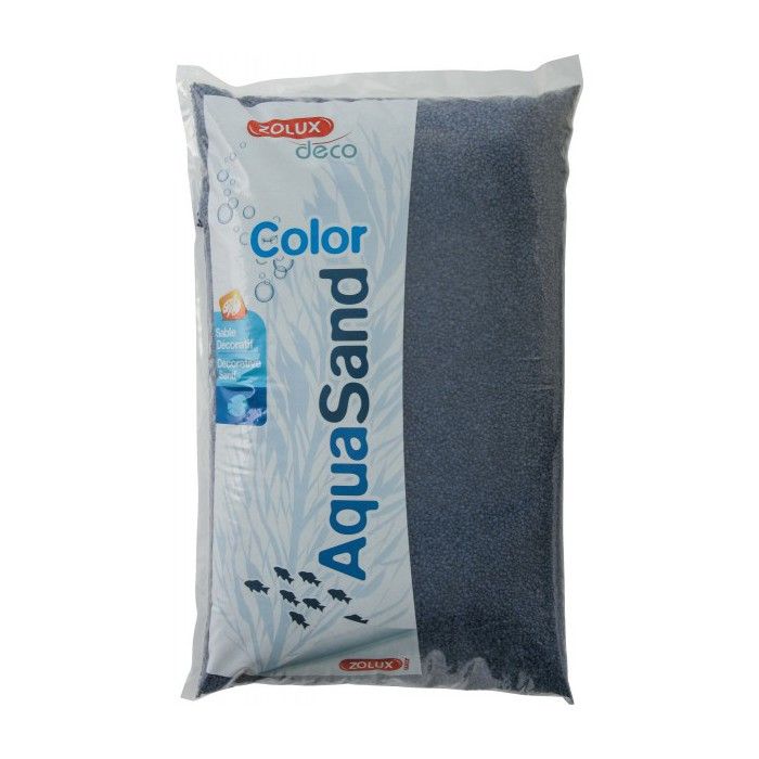 Comparer les prix de ZOLUX Sable décoratif Coloré - Bleu outremer - 12 kg - Pour aquarium
