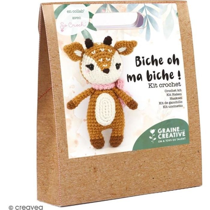 Kit crochet Biche - 17 cm - 12 pcs