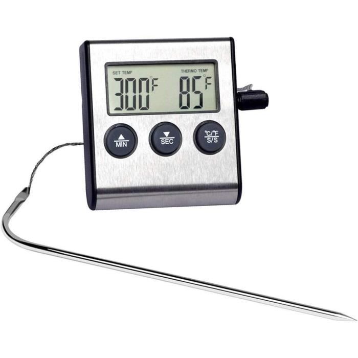 Acheter Thermomètre à viande pliable, Anti-brûlure, réutilisable,  numérique, pratique, testeur de température des aliments, accessoires de  cuisine