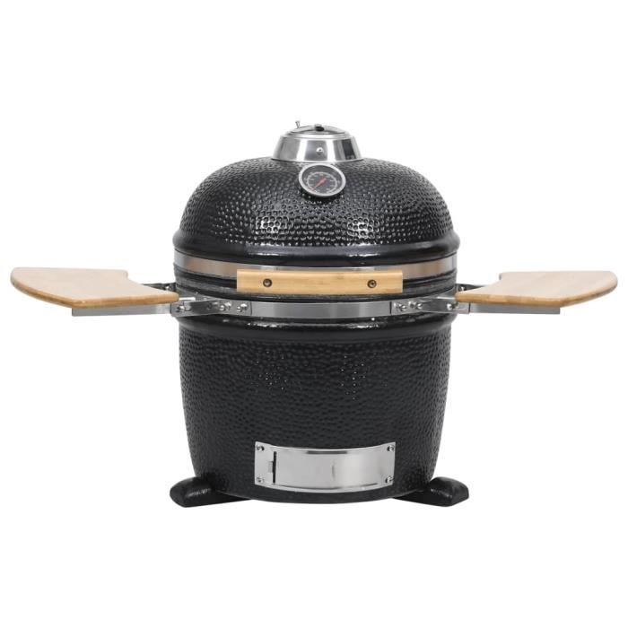 Barbecue Kamado Klarstein Princesize En Céramique - Gril Au Charbon De Bois 11 Pouces Avec Fumoir