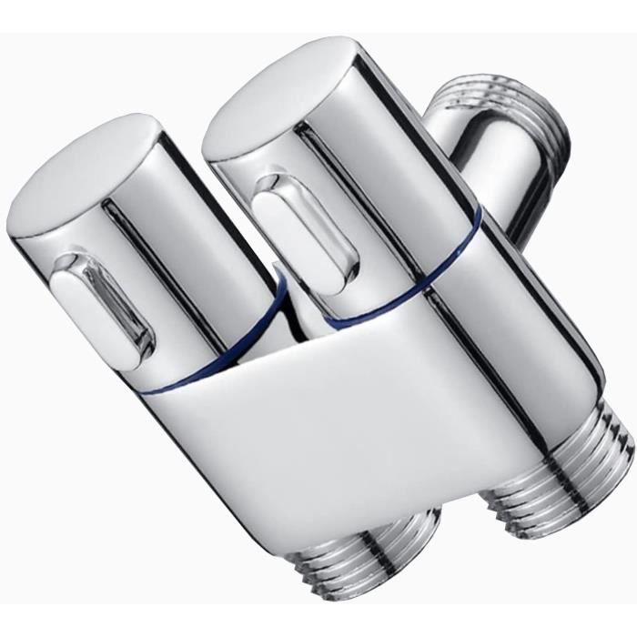 Robinet Machine à Laver Robinet Double Sortie 1/2" - Acier Inoxydable 304, Pour Jardin, Machine à Laver Et Usage Maison Robinet étanche