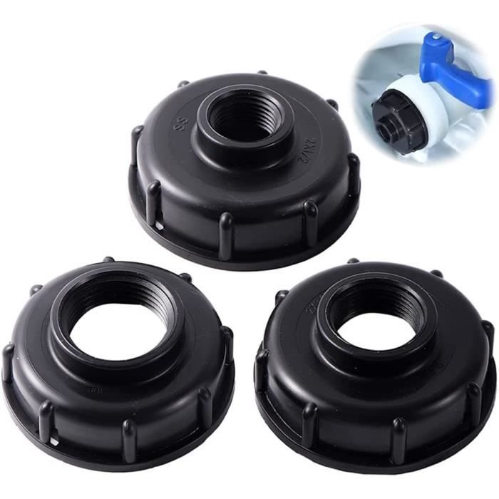 Adaptateur Réservoir IBC S60x6 - Raccord Pour Cuve Eau De Pluie - Jardin, Irrigation - Filetage 60mm - 8