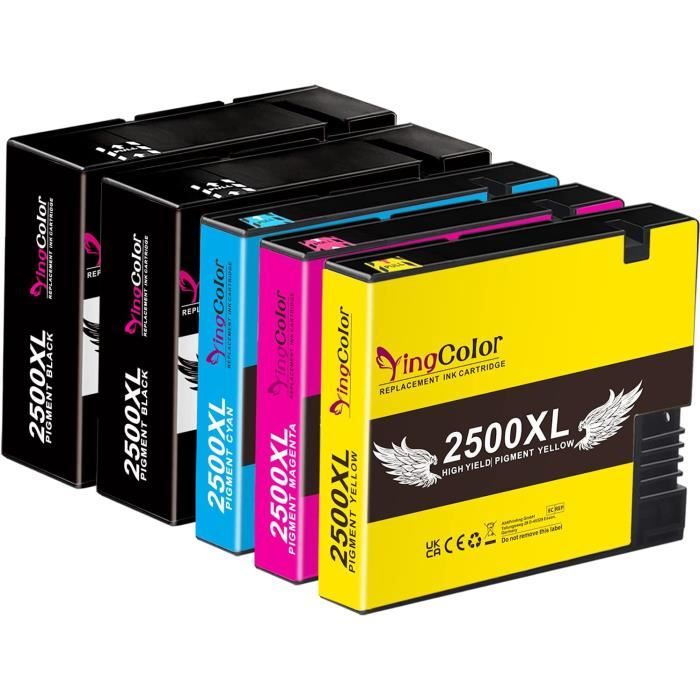 Canon PGI-2500XL Multipack de cartouches d'encre noire/cyan/magenta/jaune  haut rendement
