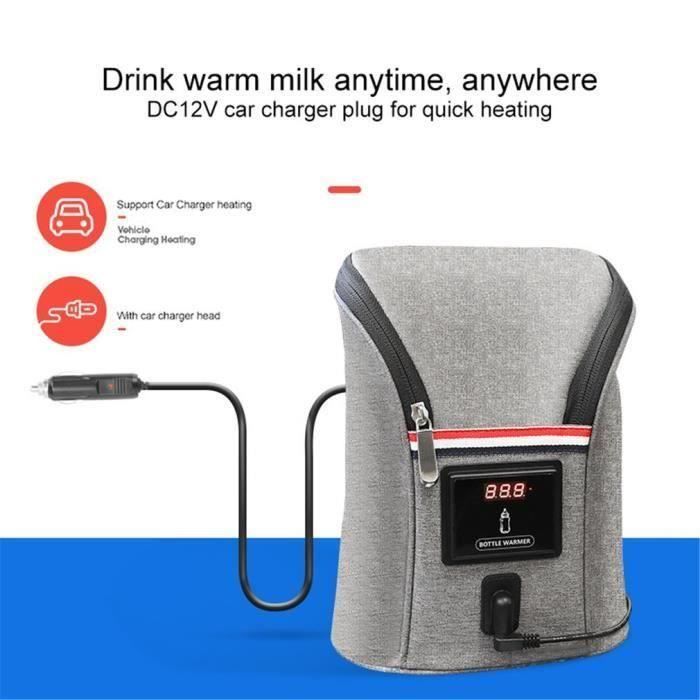 Sac Isotherme Bebe Porte Biberon Isotherme Souple Sac De Bouteille Isole A Double Bouteille Gris Prix Pas Cher Cdiscount