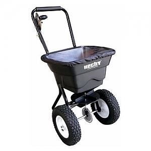 Hecht 229 Épandeur universel de Haute Qualité 29 l Largeur 46-48 cm Dosage exact et distribution précise roues pneumatique avec c...