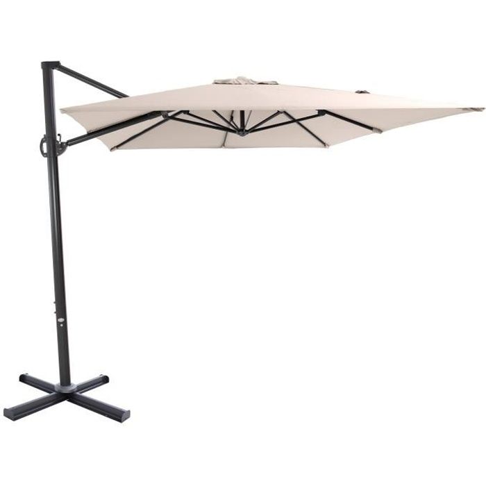 Sorara Roma Parasol Deporte Jardin 2 5 X 3 M Rectangulaire