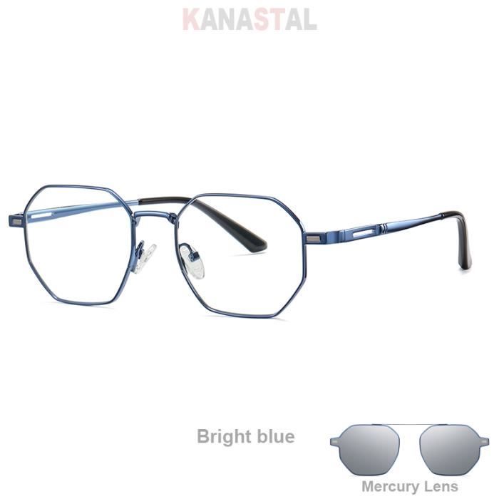 Couleur Bleu vif Degre Myopie 0.75 Lunettes de soleil polarisees pour hommes et femmes verres anti lumiere Cdiscount Bijouterie