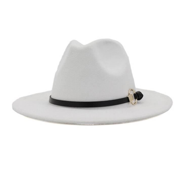 Chapeau Panama Vintage En Feutre - Large Bord, Taille Unique - Pour Homme Et Femme - Idéal Cosplay Ou Quotidien - 9